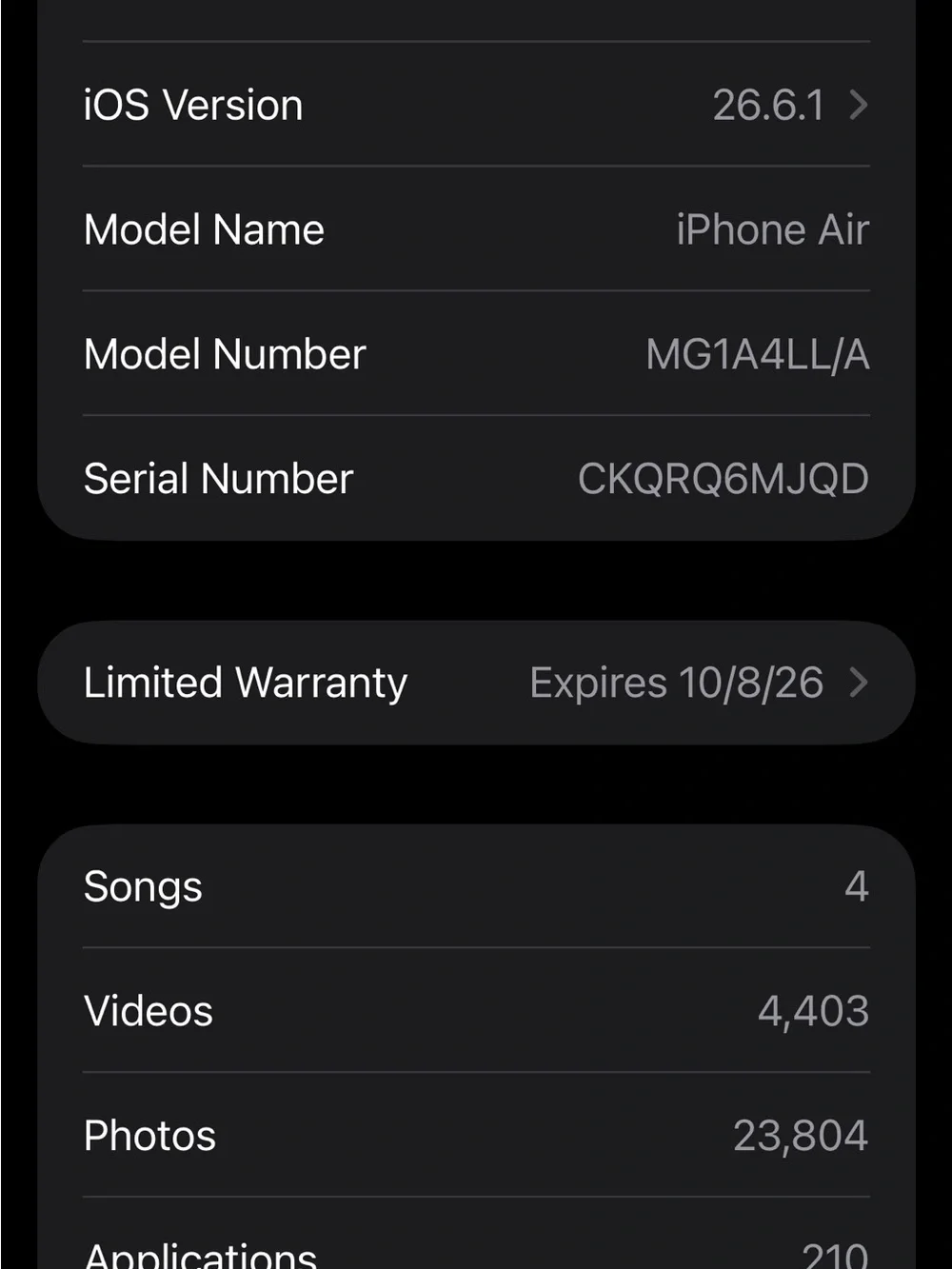 Att Apple iPhone Air